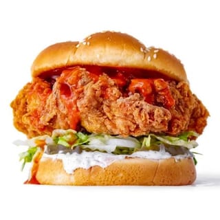 Buffalo Chicken Ranch Burger